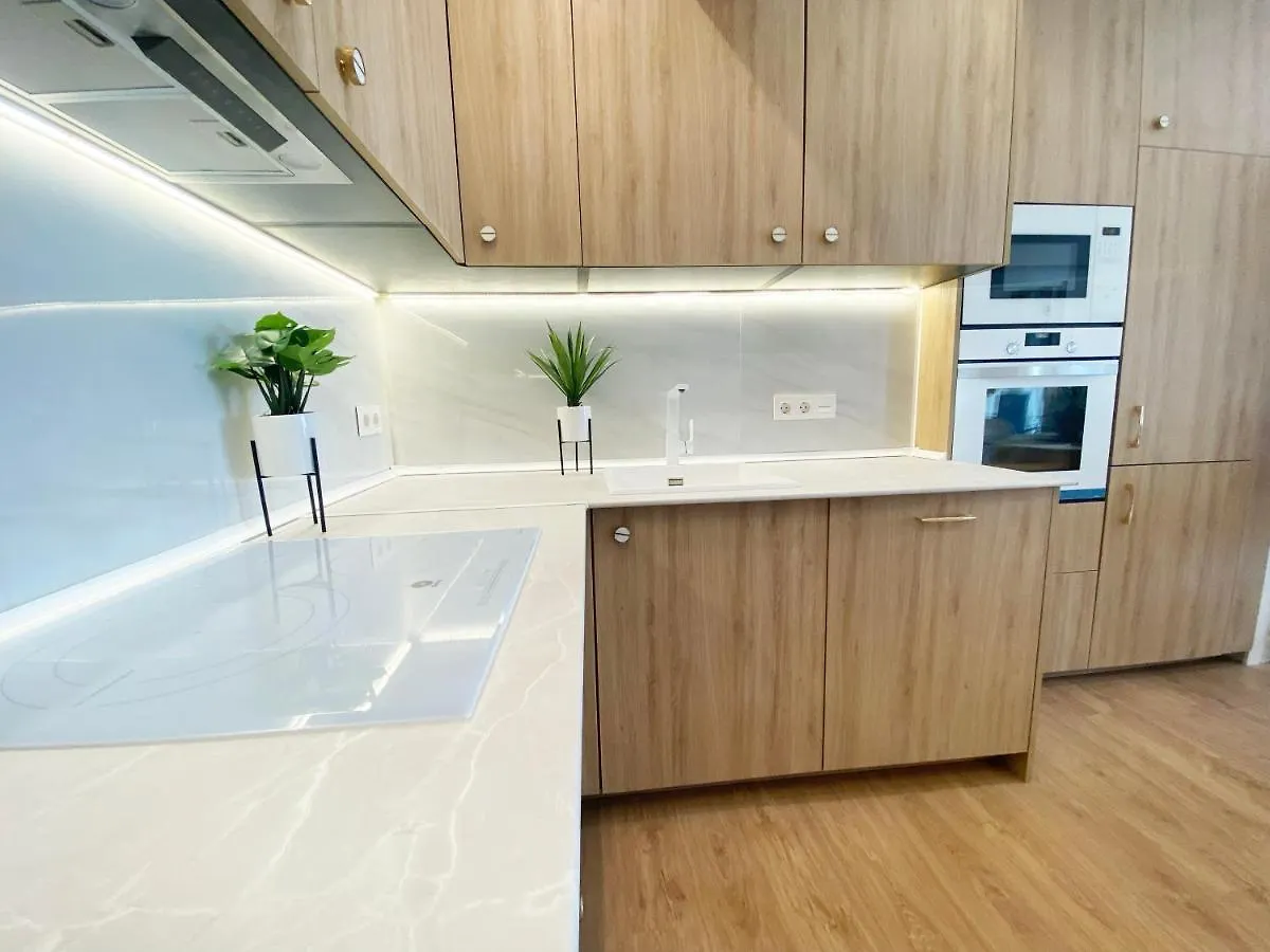 Miramar Luxurious Flat, 3 Double Rooms, Free Parking, Terrace, Completely New San Sebastian