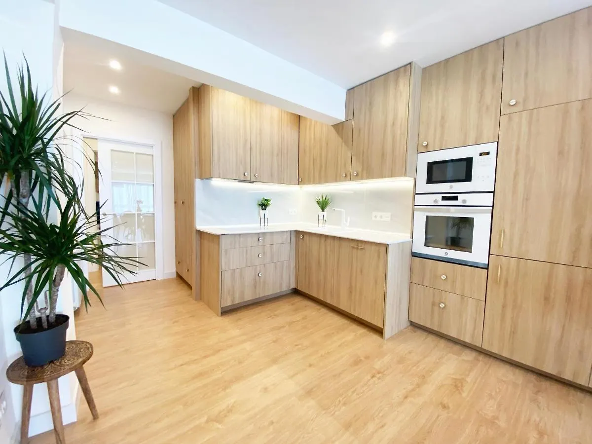 Apartment Miramar Luxurious Flat, 3 Double Rooms, Free Parking, Terrace, Completely New San Sebastian